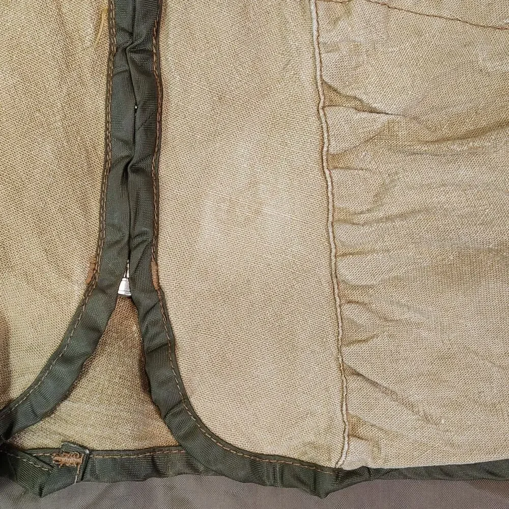 VTG 60s SafTBak hunting/shooting outdoors tan canvas zip up vest mens XXL - Picture 6 of 9